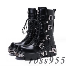Stivali uomo donna rock unisex