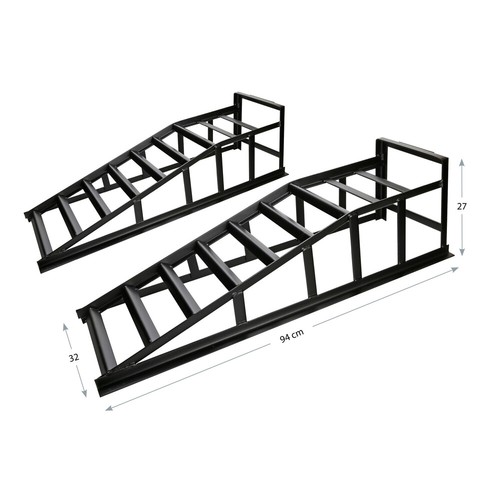 Set 2pz rampe - acciaio, per