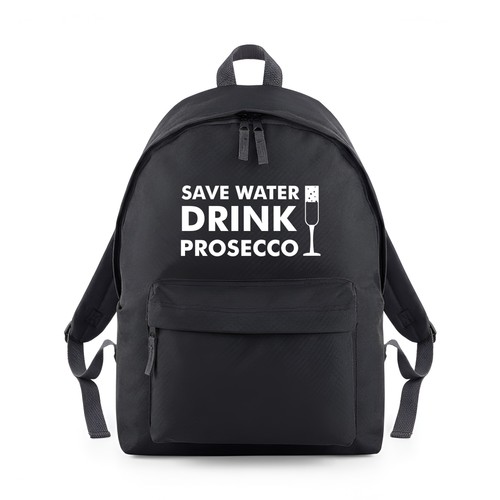 Save water drink prosseco - save,