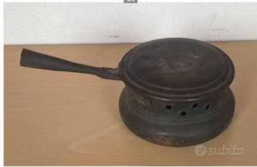 Scaldaletto brace rame - scaldaletto, a
