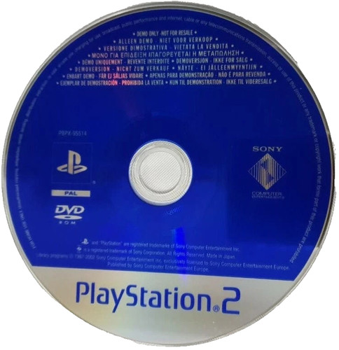 Demo only pbpx 95514 per - pbpx-95514, ps2