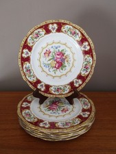 6 ASSIETTES PLATES 23,5 CM