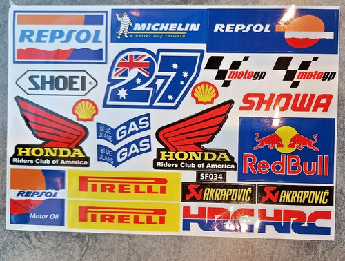 Autocollant honda repsol - , hrc