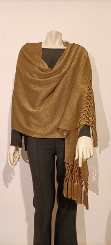 Stola lurex color oro - stola, con