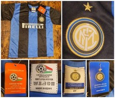 Maglia calcio ⚽ INTER ⚫️🔵 Pirelli 2012-2013❗️bambino NUOVA tg. 6 ETICHETTA❗