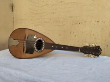 ANTICO XIX secolo MANDOLINO NAPOLETANO IN LEGNO DA ESEGUIRE LIEVI RESTAURI