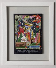 Quadro Serigrafia Francesco Musante 25x35cm chiudo i ricordi, in cornice