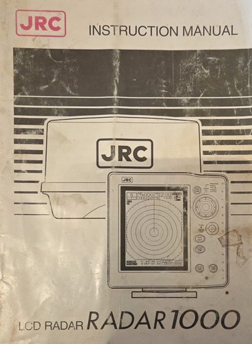 Jrc lcd radar 1000 manuale - jrc,