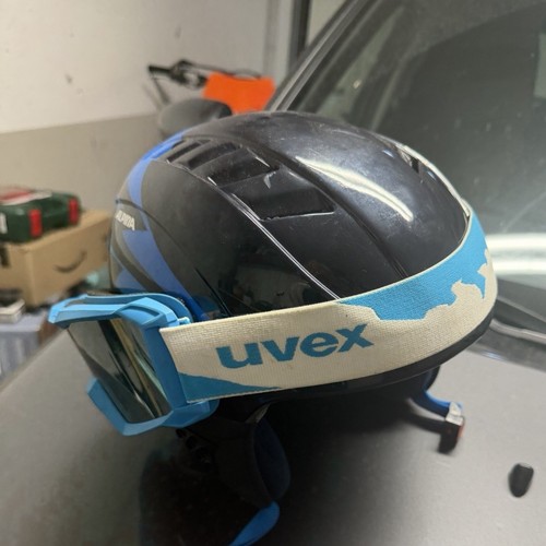 Uvex casco sci blu - da, blu/nero