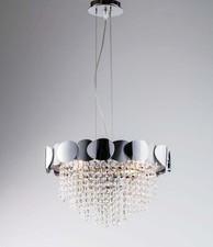 Luxury 6 Light Luxury Crystal