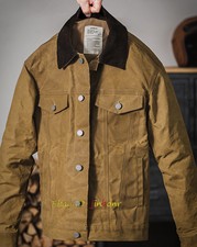 Giacca uomo tela cerata olio