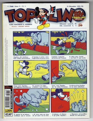 Topolino 2979 con - n.2979, copertina