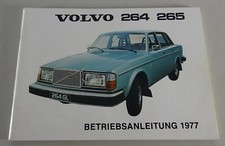 Manuale / Guida Volvo 264 / 265 Aggiornato 08/1976 Anno Modello 1977