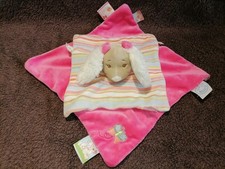 doudou plat chien rose