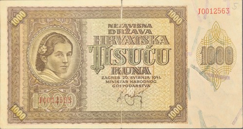 Croazia banconota 1000 kune - , p4