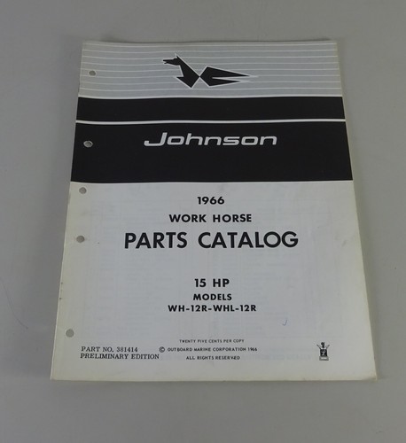 Catalogo ricambi omc johnson - catalogo,