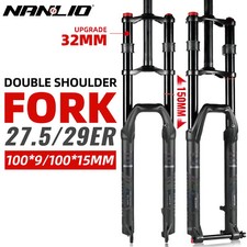 Forcella anteriore neve doppia spalla mtb 150mm viaggio sospensione aria forcella e-bike
