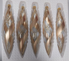 5 palline di Natale cm 14