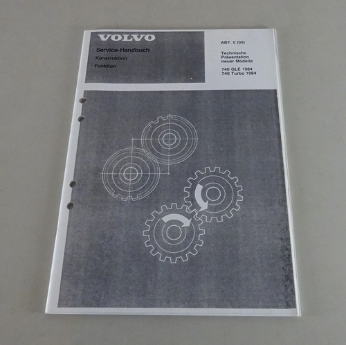 Manuale officina volvo 740 gle - officina,