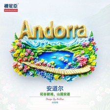 Calamita frigo 3d Andorra casa