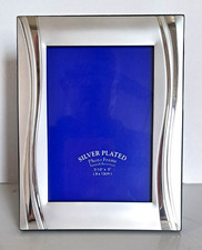 CORNICE PORTAFOTO argento IN SILVER PLATED RETRO VELLUTO 9X13 CM 091094