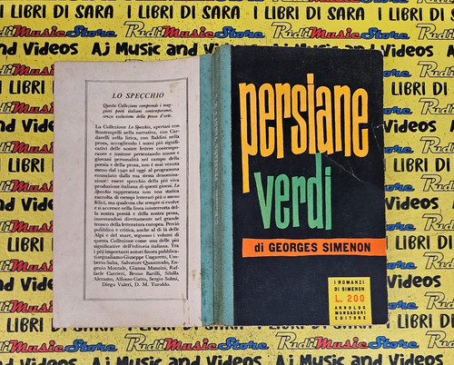 Book libro persiane verdi - book,