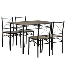 HOMCOM Tavolo da Pranzo con 4