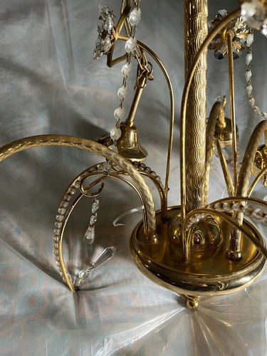 Antico lampadario epoca oro - lampadario, e