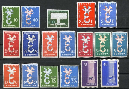 Francobolli europa cept 1958 - europa,