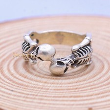 Anello Con Teschio In Argento