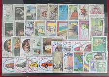 Francobolli Repubblica Italiana USATI. dal 1981 al 1990 23 serie  39 franc.