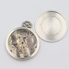 VACHERON CONSTANTIN Manual Winding Silver Dial Pocket Watch Diameter 38mm