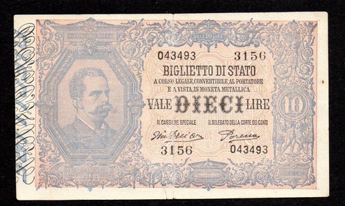 Dieci lire vittorio - 10,
