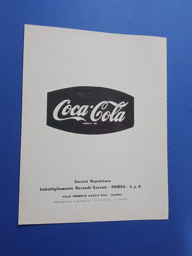 Pubblicita 1962 coca cola - pubblicita', coca-cola