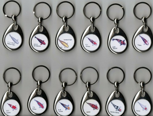 Koi carp keyring s - 2,