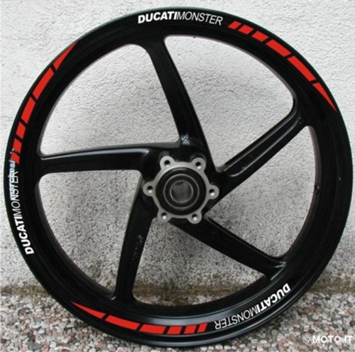 Adesivi moto striscie cerchi - adesivi,