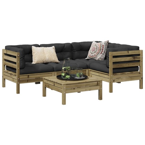 Set divani giardino 5pz con - set,