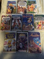 VHS tapes lot disney 10