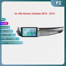 Autoradio Android 14 Per Alfa Romeo Giulietta 2004-2014 2G+32GB WIFI BT RDS GPS