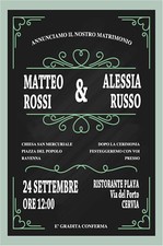 PARTECIPAZIONI NOZZE