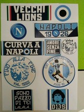 11 ADESIVI ULTRAS VECCHI LIONS NAPOLI CURVA A PAPER ADESIVA NON PER ESTERNO