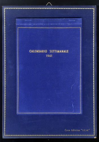 Calendario settimanale - calendario,