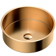 Lavello con vaso circolare in