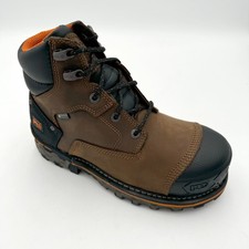 Timberland Stivali da Lavoro Uomo Boondocks Resistenti 6” Impermeabili, Marrone Scuro, Taglia 7M
