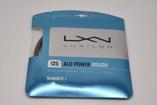NUOVA corda da tennis Luxilon ALU Power 125 - ROUGH - argento 40 piedi, 1,25 mm / US 16 L