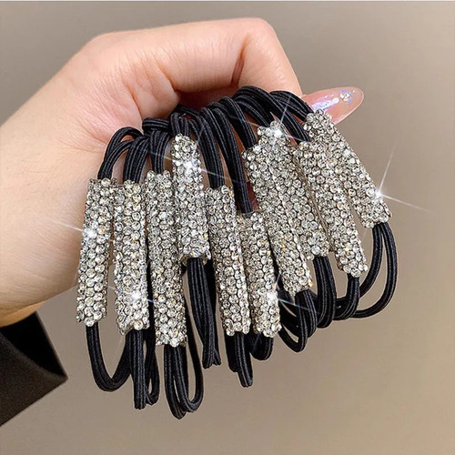 Cravatta capelli strass