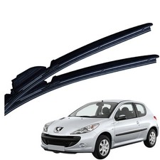 Spazzole Tergicristalli Peugeot 206 Dal 2000 Anteriori 650/400 mm Kit