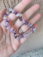 STUPENDO BRACCIALE IN FLUORITE