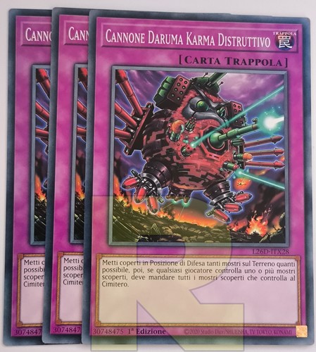 Cannone daruma karma - 3x,