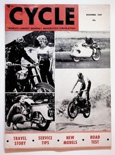 1957 December Cycle Motorcycle